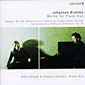 Johannes Brahms Works for Piano Duo / Genuin Johannes Brahms Works for Piano Duo / Genuin