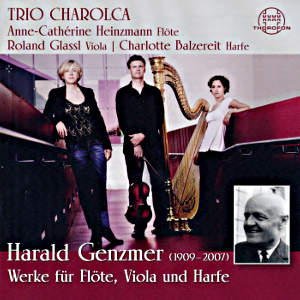Harald Genzmer Musik für Flöte, Viola und Harfe / Thorofon