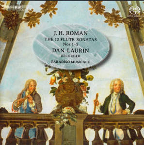 Johann Helmich Roman, Sonatas for Flute and Basso Continuo / BIS