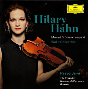 Hilary Hahn Mozart 5, Vieuxtemps 4 Violin Concertos / DG