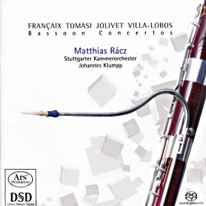 Bassoon Concertos, Françaix • Tomasi • Jolivet • Villa-Lobos / Ars Produktion