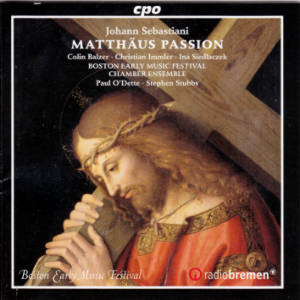 Johann Sebastiani, Matthäus Passion / cpo