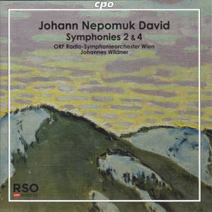 Johann Nepomuk David, Symphonies 2 & 4 / cpo