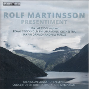 Rolf Martinsson, Presentiment / BIS