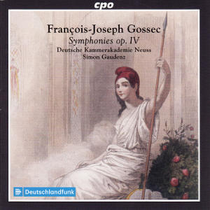 François-Joseph Gossec, Symphonies op. IV / cpo