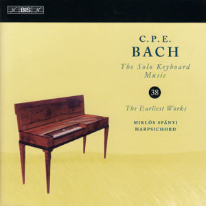 C.P.E. Bach, The Solo Keyboard Music 38 / BIS