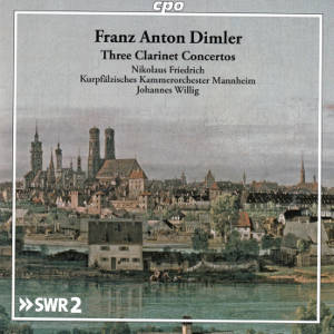 Franz Anton Dimler, Three Clarinet Concertos Franz Anton Dimler, Three Clarinet Concertos