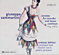 Giuseppe Sammartini, Sonatas for Recorder and Basso Continuo Giuseppe Sammartini, Sonatas for Recorder and Basso Continuo