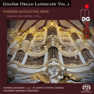 Gdańsk Organ Landscape Vol. 2, Thomas Augustine Arne