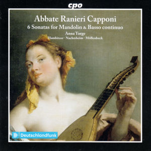 Abbate Ranieri Capponi, 6 Sonatas for Mandolina & Basso continuo