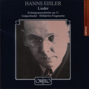 Hanns Eisler Lieder / Orfeo Hanns Eisler Lieder / Orfeo