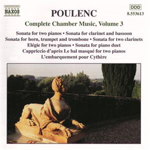 Poulenc, Complete Chamber Music Vol. 3 / Naxos
