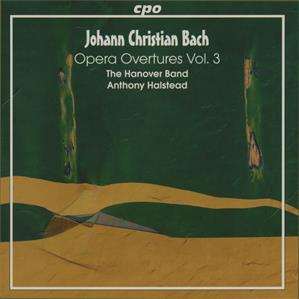 Johann Christian Bach, Opera Ouvertures Vol. 3 / cpo