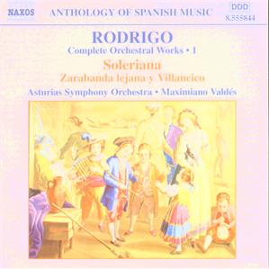 Joaquín Rodrigo - Complete Orchestral Works 1 / Naxos