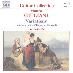 Mauro Giuliani Guitar Music Vol. 1 – Variations / Naxos Mauro Giuliani Guitar Music Vol. 1 – Variations / Naxos