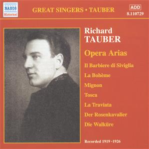Great Singers • Tauber Opera Arias, Volume 1 / Naxos