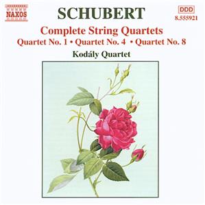 Franz Schubert Complete String Quartets, Vol. 4 / Naxos Franz Schubert Complete String Quartets, Vol. 4 / Naxos