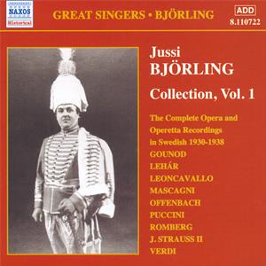 Great Singers • Björling Collection Vol. 1, Complete Opera and Operetta Recordings (1930-1938) / Naxos
