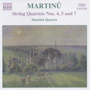 Bohuslav Martinu String Quartets Volume 3 / Naxos