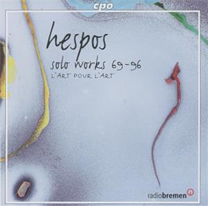 Hans-Joachim Hespos Solo Works 69-96 / cpo Hans-Joachim Hespos Solo Works 69-96 / cpo