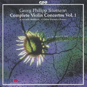 Georg Philipp Telemann Complete Violin Concertos Vol. 1 / cpo Georg Philipp Telemann Complete Violin Concertos Vol. 1 / cpo