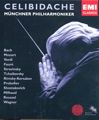 Sergiu Celibidache Celibidache Edition Vol. 4, Werke von Weber, Milhaud, Schostakowitsch, Mendelssohn Bartholdy, Schubert, Smetana, Fauré, Rossini, Verdi, Berlioz, Strawinsky, Bach, Strauß (Sohn), Rimsky-Korssakoff, Tschaikowsky, Wagner, Barber, Prokofjew, Mozart / EMI Sergiu Celibidache Celibidache Edition Vol. 4, Werke von Weber, Milhaud, Schostakowitsch, Mendelssohn Bartholdy, Schubert, Smetana, Fauré, Rossini, Verdi, Berlioz, Strawinsky, Bach, Strauß (Sohn), Rimsky-Korssakoff, Tschaikowsky, Wagner, Barber, Prokofjew, Mozart / EMI