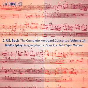 C.Ph.E. Bach, Keyboard Concertos Vol. 14 / BIS C.Ph.E. Bach, Keyboard Concertos Vol. 14 / BIS