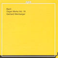 Johann Sebastian Bach, Organ Works Vol. 18 / cpo Johann Sebastian Bach, Organ Works Vol. 18 / cpo