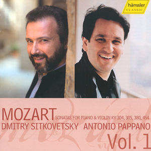 W.A. Mozart Sonaten für Violine und Klavier Vol. 1 / hänssler CLASSIC