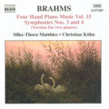 Brahms Four Hand Piano Music Vol. 15 / Naxos