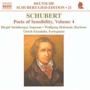 Schubert Deutsche Schubert-Lied-Edition 21 Poets of Sensibility Vol. 4 / Naxos