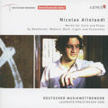 Nicolas Altstaedt Works for Cello and Piano by Beethoven, Webern, Bach, Ligeti and Stravinsky / Genuin Nicolas Altstaedt Works for Cello and Piano by Beethoven, Webern, Bach, Ligeti and Stravinsky / Genuin
