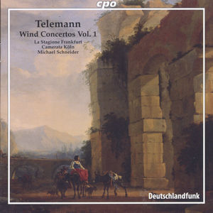 Georg Philipp Telemann, Wind Concertos Vol. 1 / cpo Georg Philipp Telemann, Wind Concertos Vol. 1 / cpo