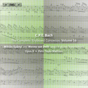 C.P.E. Bach, Keyboard Concertos Vol. 16 / BIS