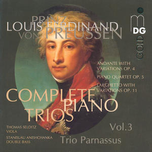 Prinz Louis Ferdinand von Preußen, Complete Piano Trios Vol. 3 / MDG