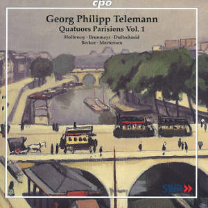 Georg Philipp Telemann, Quatuors Parisiens Vol. 1 / cpo Georg Philipp Telemann, Quatuors Parisiens Vol. 1 / cpo