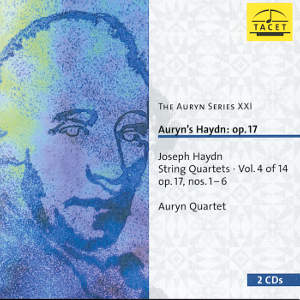 The Auryn Series XXI, Joseph Haydn: String Quartets op. 17 Nos. 1-6 / Tacet The Auryn Series XXI, Joseph Haydn: String Quartets op. 17 Nos. 1-6 / Tacet