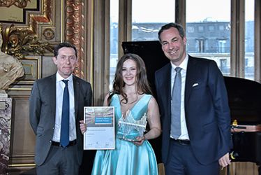 Nicolas Petrovic, Liubov Medvedeva, Cedrik Neike (v.l.n.r.), Foto: Siemens Opera Contest