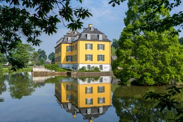 Das Oper-Air-Konzert findet im Innenhof von Haus Hall statt, Foto: Markus Schulte