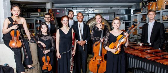 Die aktuellen Mitglieder der Orchesterakademie des hr-Sinfonieorchesters, Foto: hr / Sascha Rheker