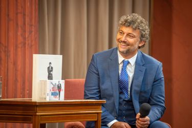 Jonas Kaufmann bei der Pressekonferenz im Wiener Musikverein, Foto: Johannes Ehn, Sony Classical