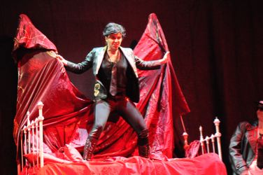 Szenenfoto aus der BaRock-Produktion von Händels Xerxes (2015), Foto: Verena von Kerssenbrock