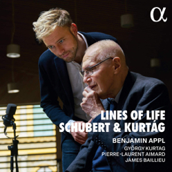 Album Lines of Life - Schubert und Kurtág mit Benjamin Appl, Pierre-Laurent Aimard und James Baillieu. Foto: Alpha Classics