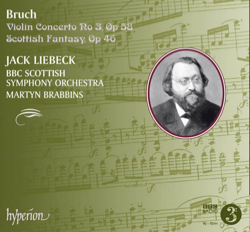 CD mit Max Bruchs Violinkonzert, das zum Welterfolg wurde. Foto: Hyperion