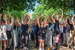Chemnitz veranstalte die größte Ballettklasse der Welt und hofft auf den Guiness-Rekord. Foto: Nasser Hashemi