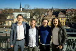 Daniel Carter und das Intendanz-Team des DNT Weimar, Foto: Henry Sowinksi