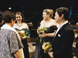 Die Gewinner im Fach Gesang 2024 (v.l.n.r.): Mira Alkhovik, Aurora Marthens und Samueol Park, Foto: Daniel Delang