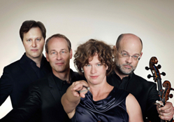 Die Mitglieder des Mandelring Quartetts, Foto: Uwe Arens