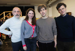 Die Protagonisten beim Probenstart zu My Fair Lady an der Volksoper Wien, Foto: Barbara Palffy