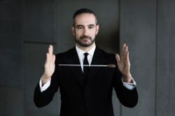 Dirigent Antonello Manacorda, Foto: Nicolai Lund
